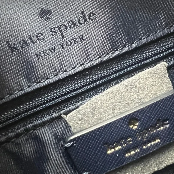 Kate Spade NWT Daily Tote Floral Statement Bag Navy Blue Bright Springtime Gift - Picture 7 of 14